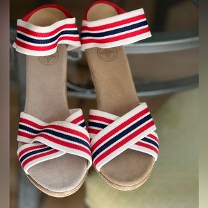 Charleston Shoe Company wedge sandals. Size 8. Great condition!